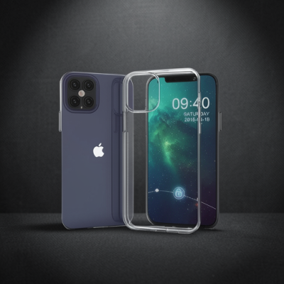Apple İphone 12 Pro Max Kılıf Lüx Şeffaf Silikon