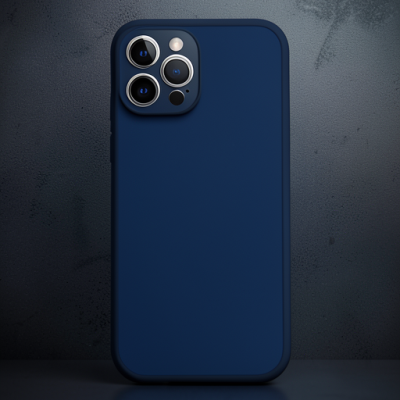 Apple İphone 12 Pro Max Kılıf Montreal Silikon Kapak - Lacivert