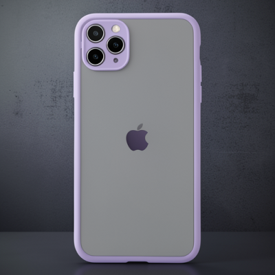 Apple İphone 12 Pro Max Kılıf Montreal Silikon Kapak - Mor