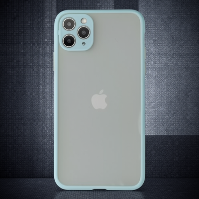 Apple İphone 12 Pro Max Kılıf Montreal Silikon Kapak - Turkuaz