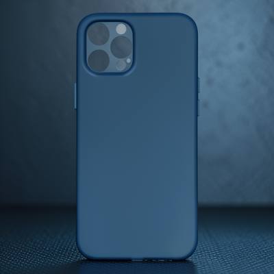Apple İphone 12 Pro Max Kılıf Pp Ultra İnce Kapak - Mavi