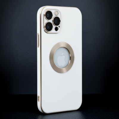 Apple İphone 12 Pro Max Kılıf Store Silikon - Beyaz