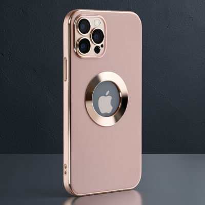 Apple İphone 12 Pro Max Kılıf Store Silikon - Pembe