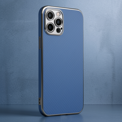 Apple İphone 12 Pro Max Kılıf Volet Silikon - Mavi