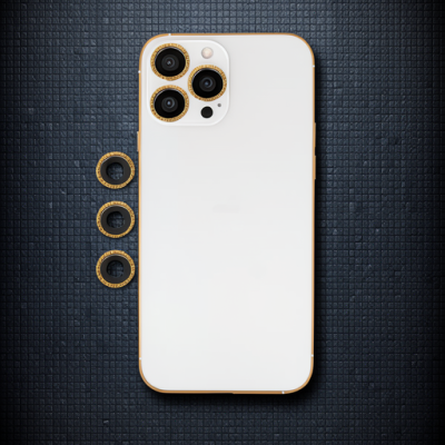 Apple İphone 12 Pro Max Shine Kamera Lens - Gold