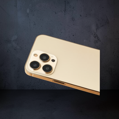 Apple İphone 12 Pro Rainbow Kamera Lens Koruma Cam - Gold