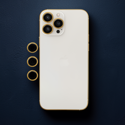 Apple İphone 12 Pro Shine Kamera Lens - Gold