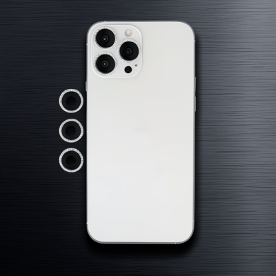 Apple İphone 12 Pro Shine Kamera Lens - Gümüş