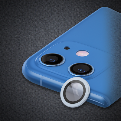 Apple İphone 12 Raze Metal Kamera Lens - Mavi