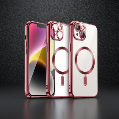 Apple İphone 13 Kılıf Kross Magneticsafe Kapak - Kırmızı