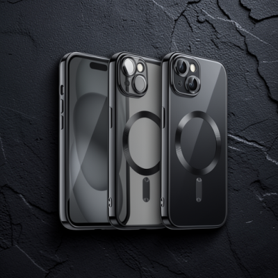 Apple İphone 13 Kılıf Kross Magneticsafe Kapak - Siyah