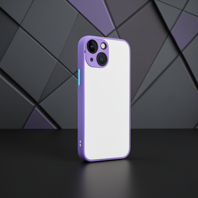Apple İphone 13 Kılıf Montreal Silikon Kapak - Mor
