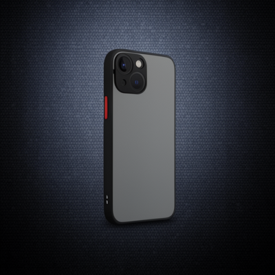 Apple İphone 13 Kılıf Montreal Silikon Kapak - Siyah