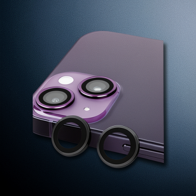 Apple İphone 13 Mini Raze Metal Kamera Lens - Siyah