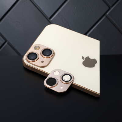 Apple İphone 13 Pers Alüminyum Kamera Lens - Gold