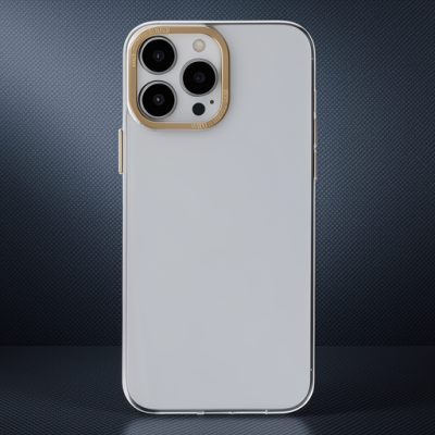 Apple İphone 13 Pro Kılıf Anka Pc Sert Metal Kapak - Şeffaf