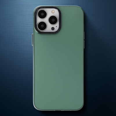 Apple İphone 13 Pro Kılıf Anka Pc Sert Metal Kapak - Yeşil