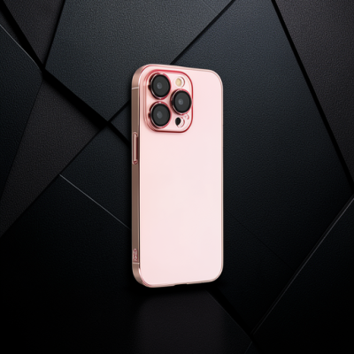 Apple İphone 13 Pro Kılıf Armada Lensli Kapak - Rose Gold