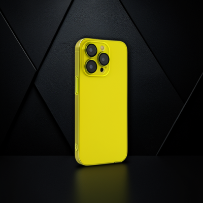 Apple İphone 13 Pro Kılıf Armada Lensli Kapak - Sarı