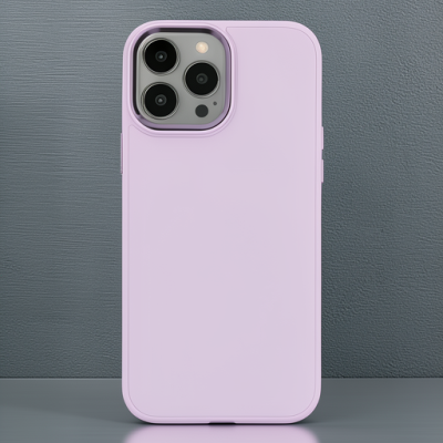 Apple İphone 13 Pro Kılıf Asya Deri Silikon - Lila
