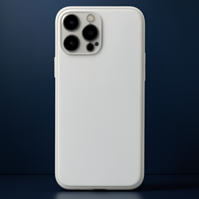 Apple İphone 13 Pro Kılıf Coco Deri Silikon Kapak - Beyaz