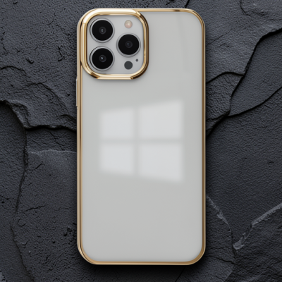 Apple İphone 13 Pro Kılıf Element Silikon - Gold
