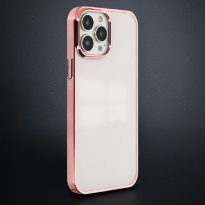 Apple İphone 13 Pro Kılıf Element Silikon - Pembe