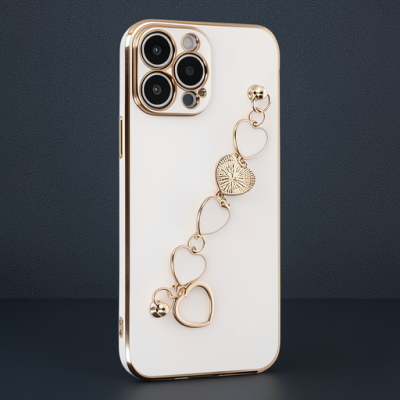 Apple İphone 13 Pro Kılıf Esila Silikon - Beyaz