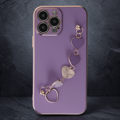 Apple İphone 13 Pro Kılıf Esila Silikon - Mor