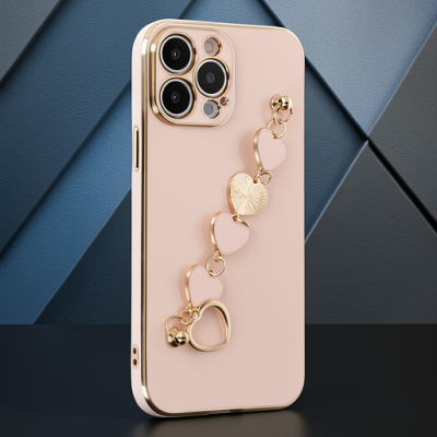 Apple İphone 13 Pro Kılıf Esila Silikon - Pudra