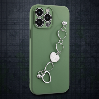 Apple İphone 13 Pro Kılıf Esila Silikon - Su Yeşili