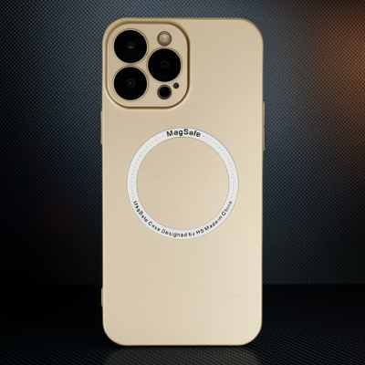 Apple İphone 13 Pro Kılıf Jack Magneticsafe Lens Silikon - Gold