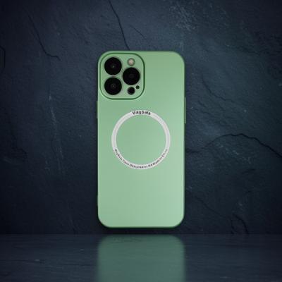Apple İphone 13 Pro Kılıf Jack Magneticsafe Lens Silikon - Yeşil
