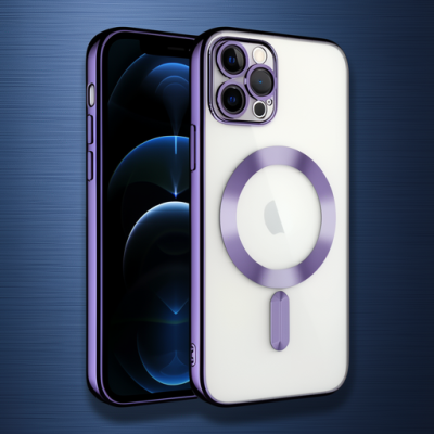 Apple İphone 13 Pro Kılıf Kross Magneticsafe Kapak - Mor