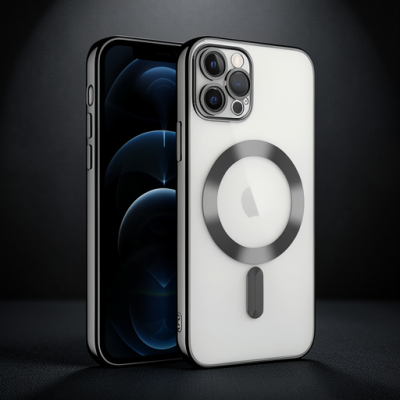 Apple İphone 13 Pro Kılıf Kross Magneticsafe Kapak - Siyah