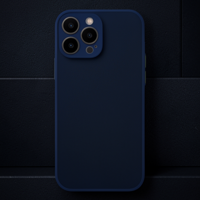 Apple İphone 13 Pro Kılıf Montreal Silikon Kapak - Lacivert