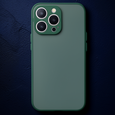 Apple İphone 13 Pro Kılıf Montreal Silikon Kapak - Yeşil