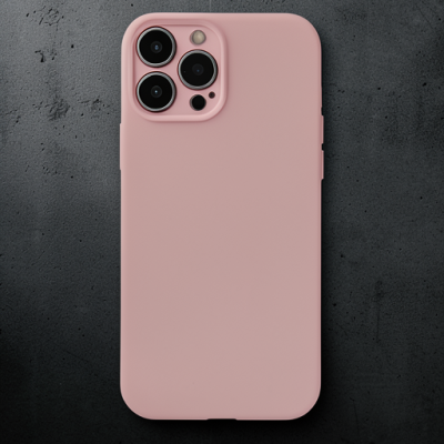 Apple İphone 13 Pro Kılıf Nano İçi Kadife Silikon - Pembe