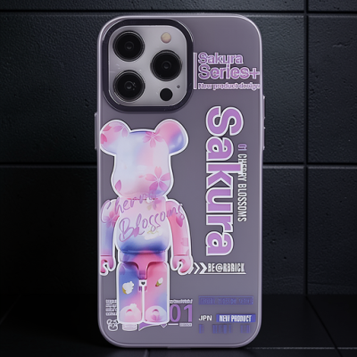 Apple İphone 13 Pro Kılıf Prada Desenli Kapak - Prada Mor - 1