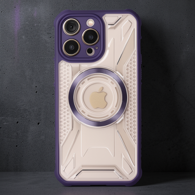 Apple İphone 13 Pro Kılıf Prag Magneticsafe Kapak - Derin Mor
