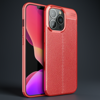 Apple İphone 13 Pro Max Kılıf Auto Focus Kapak - Kırmızı