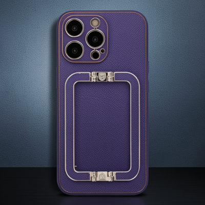 Apple İphone 13 Pro Max Kılıf Coco Elit Kapak - Derin Mor
