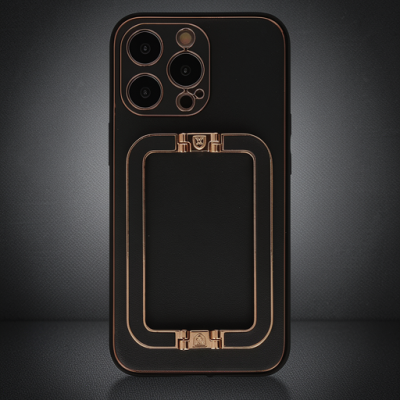 Apple İphone 13 Pro Max Kılıf Coco Elit Kapak - Siyah