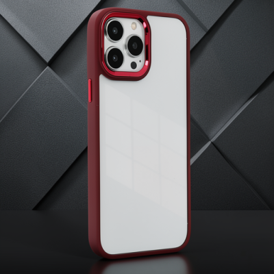 Apple İphone 13 Pro Max Kılıf Dora Kapak - Kırmızı