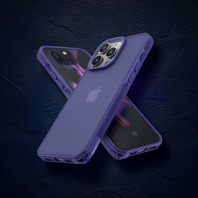 Apple İphone 13 Pro Max Kılıf Elegant Kapak - Derin Mor