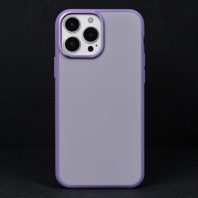 Apple İphone 13 Pro Max Kılıf Element Silikon - Mor