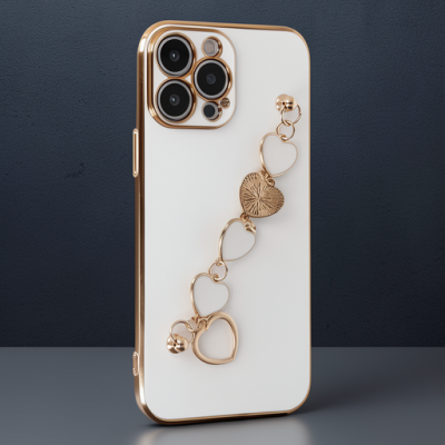 Apple İphone 13 Pro Max Kılıf Esila Silikon - Beyaz