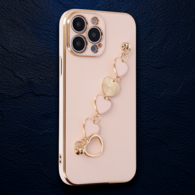Apple İphone 13 Pro Max Kılıf Esila Silikon - Pudra
