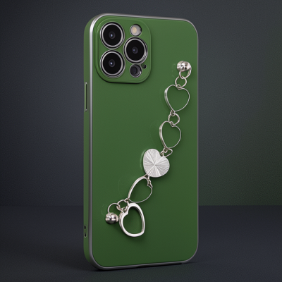 Apple İphone 13 Pro Max Kılıf Esila Silikon - Su Yeşili