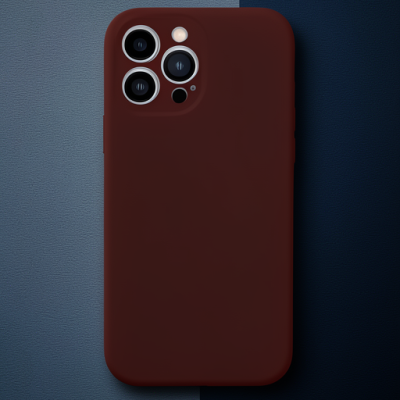 Apple İphone 13 Pro Max Kılıf Lansman Legant Silikon - Bordo